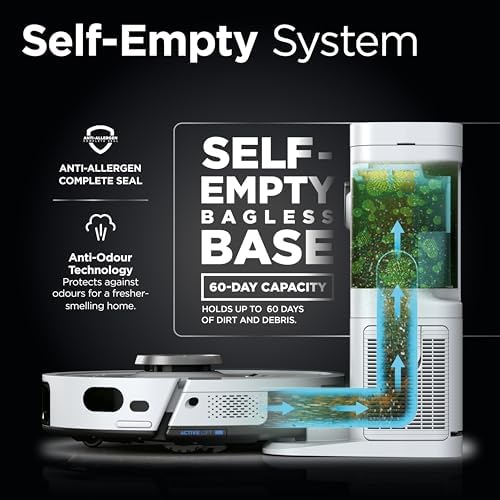 Shark PowerDetect SelfEmpty Robot Vacuum Cleaner with 3D & LiDAR