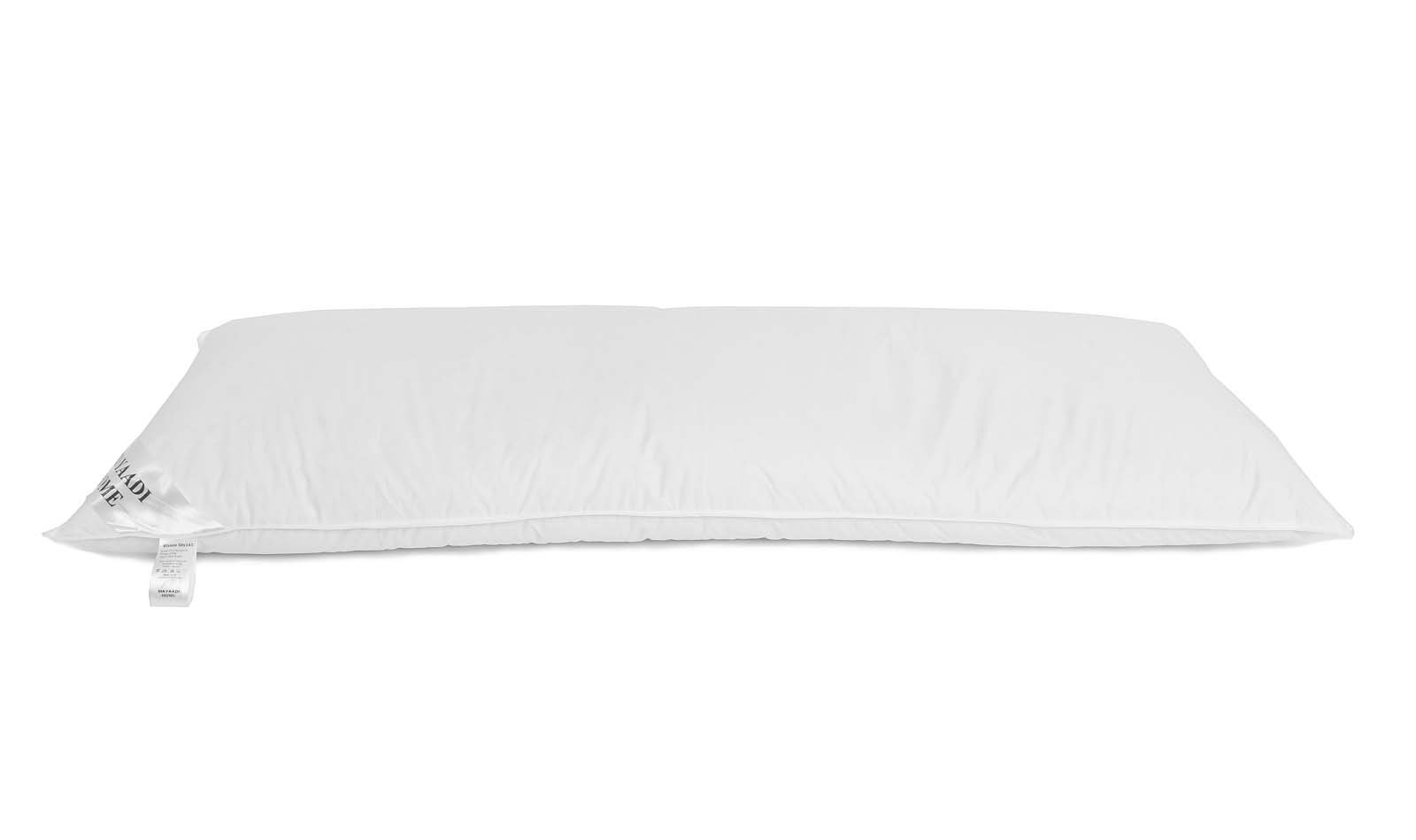 Mayaadi-Home HS19 Seitenschläferkissen Schwangerschaftskissen Stillkissen Daunen Kissen Federn 145x40cm Füllung 2000 Gr.
