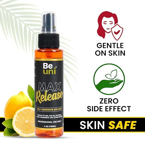 Image of Max Release C22 Remover Wig Glue Remover Spray Fast Acting Adhesive Remover For Hair Patch And Wigs Citrus Based Skin Friendly Formula Size (118ml) Pack Of 1