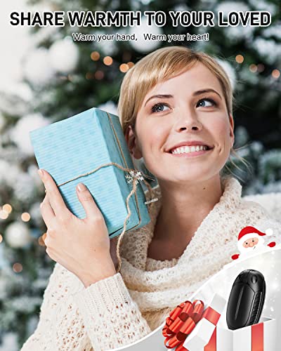 Kiclbd Hand Warmers Rechargeable,2 In 1 Electric Portable Pocket Warmer 4000Mah With 3 Heat Levels, 10 Hrs Long-Lasting Reusable Hand Heater Great For Outdoor Sports, Camping, Winter Warm Gifts #TOP7