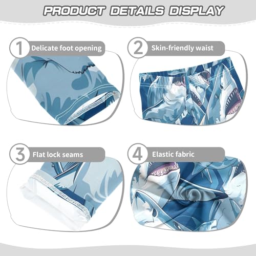 Toddler Girls Leggings Printed Yoga Pants Leggings Many Sharks for Kids3