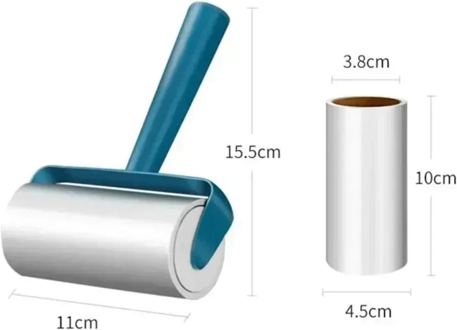 1pc Pet Hair Remover Clothes Cleaning Brush Household Cleaning Tool Tearable Roll Paper Sticky Roller Brush Plush(5 volumes)