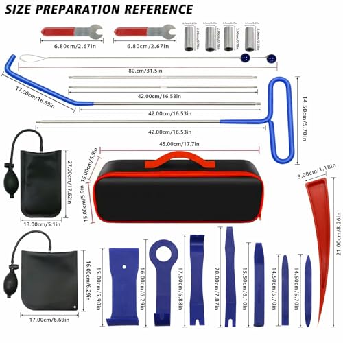 Tekeviss 22 PCS Stainless Steel Assorted 5th Wheel Pin Puller, 68 inches Pull Hook J-Hook - Thumbnail 2