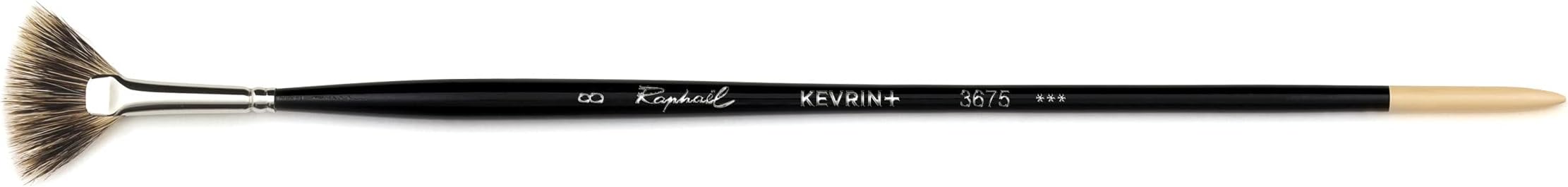 Raphael Kevrin+ Synthetic Natural Hair Blend Brush, Badger Fan, 8