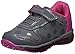 Geox B Todo Girl C, Zapatillas Niñas, Gris (Dk Grey/Cyclamen), 22 EU