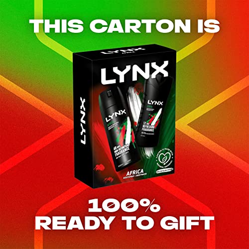 Lynx Africa Duo Gift Set 2019 full size Africa Body Spray 150ml & Africa Body Wash 250ml - Image 8