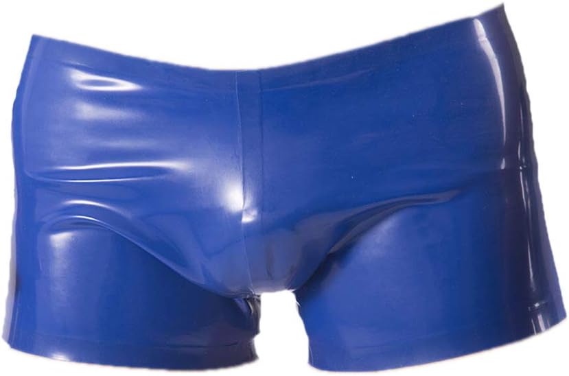 Latex Panties Mens Rubber Boxer Shorts