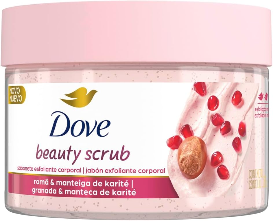 Dove Beauty Scrub Esfoliante Corporal de Romã e Manteiga de Karité 280g