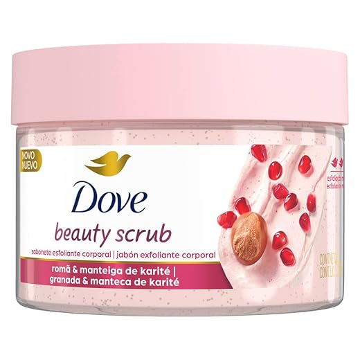 Dove Beauty Scrub Esfoliante Corporal de Romã e Manteiga de Karité 280g