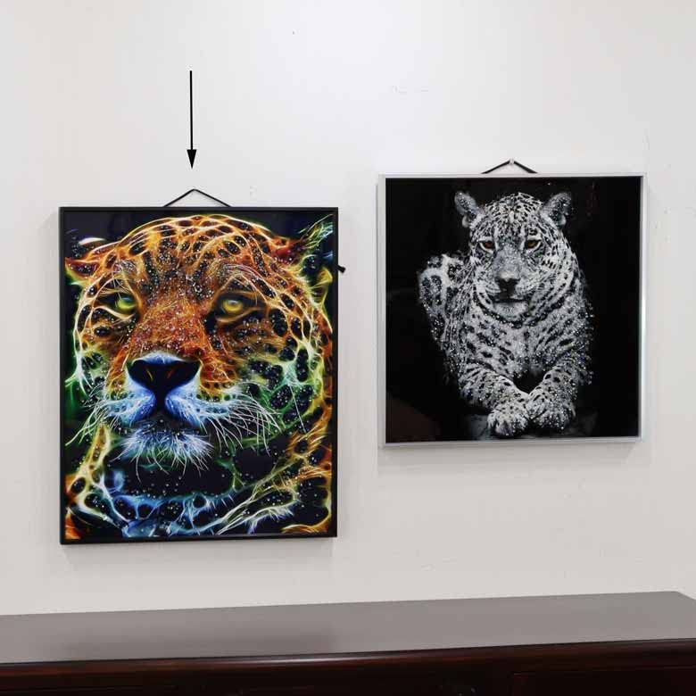 アートフレーム ヒョウ/豹 絵画 クリスタルピクチャー 【公式通販】