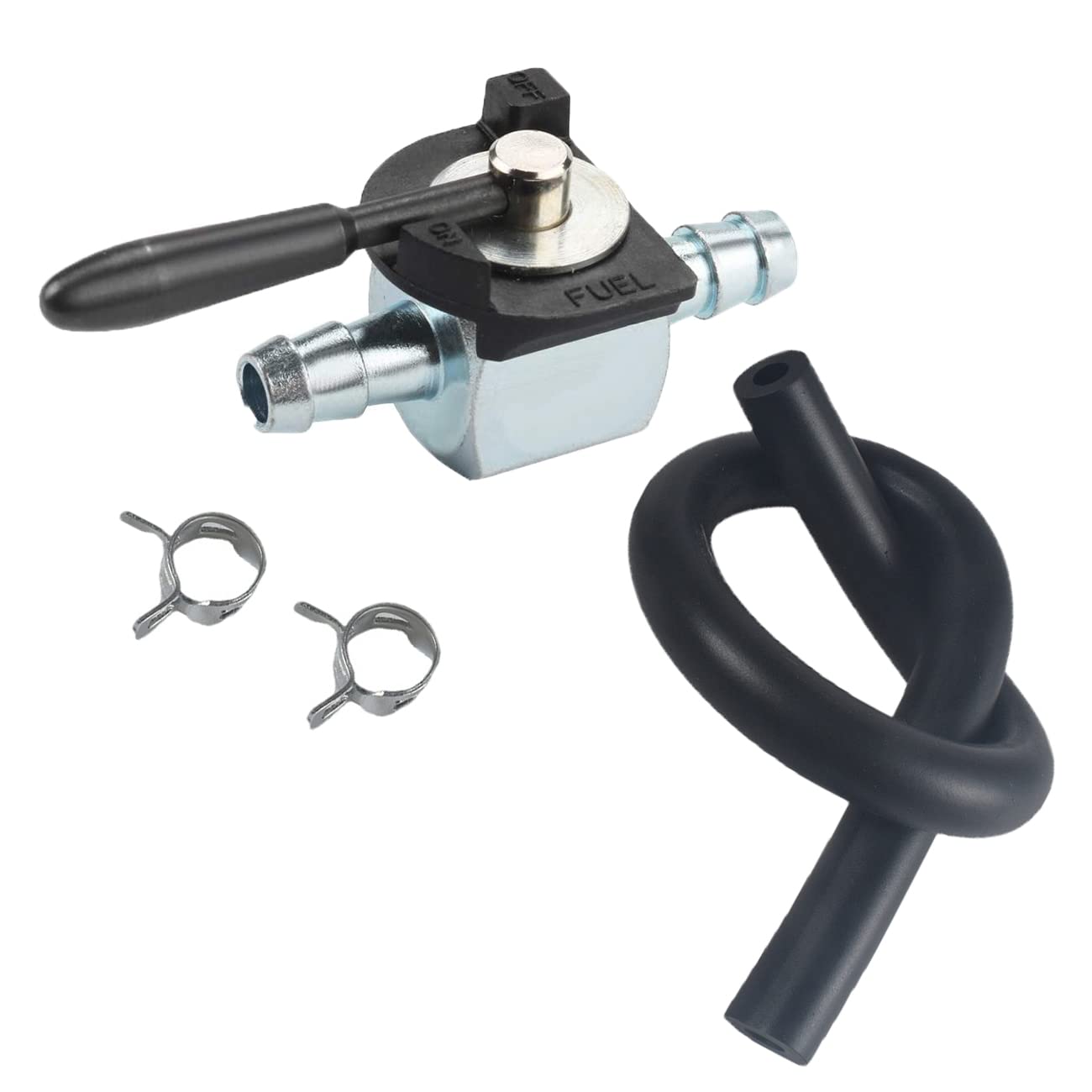 THE BEST! In-Line Fuel Gas Shut Off Valve Heavy Duty 1/4" 868 Petrol - Foto 4