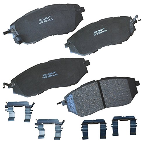 Bendix Premium SBC1078 Ceramic Front Brake Pads for Subaru B9 Tribeca 2007-2006, Forester 2018-2014, Legacy 2019-2005, Outback 2019-2010, Tribeca 2014-2008, WRX 2021-2015 by Bendix - Used condition - US$29.65