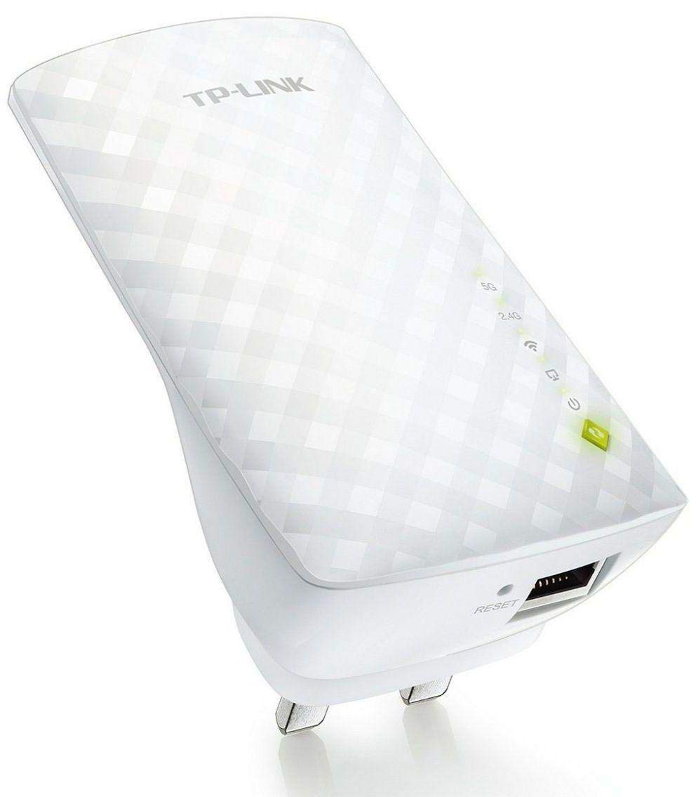 TP-Link Dual Band Wi-Fi Range AC750 Booster Extender - RE200 2.4GHz 5GHz