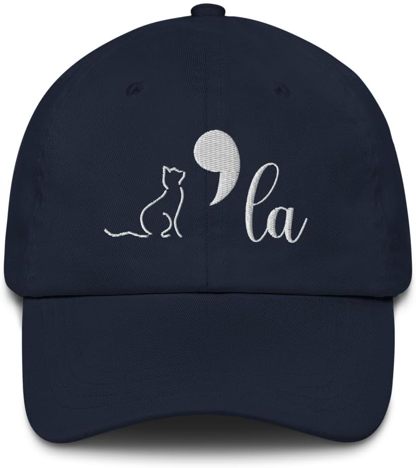 Comma La Cat Ladies for Kamala Harris Embroidered Baseball Cap