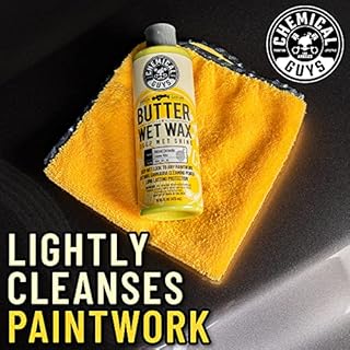 Chemical Guys WAC_201 Butter Wet Wax, Deep Wet Shine for Cars, Trucks, SUVs, RVs & More, 128 fl oz (1 Gallon) Banana Scent