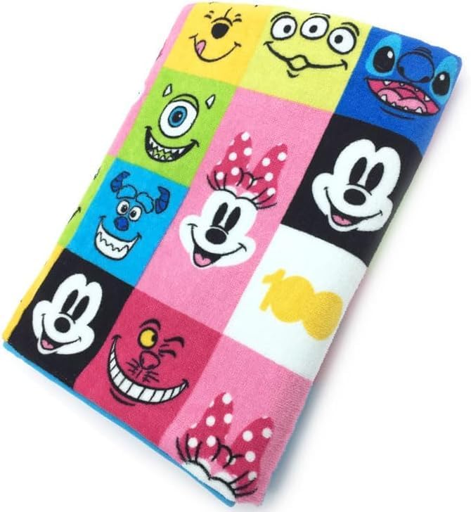 林(Hayashi) バスタオル ディズニー 100周年 60×120cm ハッピーフェイス BN418600