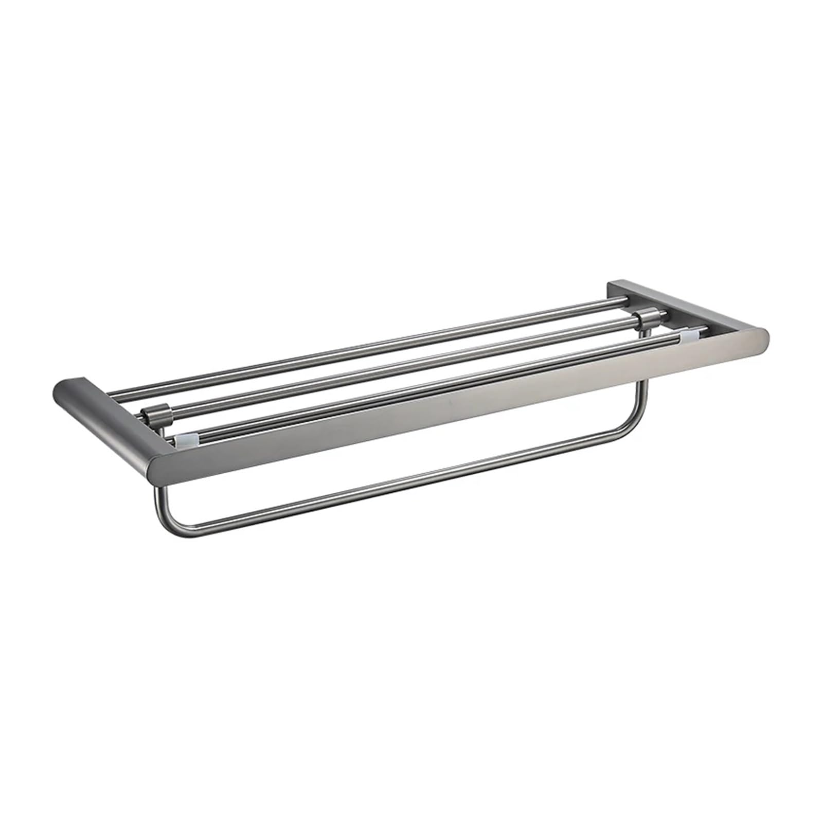 Porte-serviettes pliable 60cm : gagnez de la place dans votre salle de bain