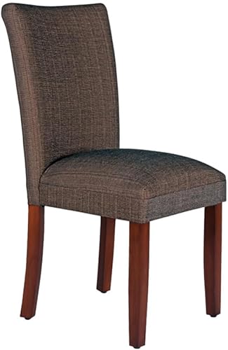 Miniatura 176 de HomePop Parsons - Silla clásica tapizada para comedor Gris ceniza,Azul Demask,Marrón Boucle (paquete individual),Marrón (Brown Damask),Marrón (Brown