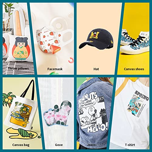 Jecqbor Dtf Transfer Film Paper Pet Heat Transfer Paper A4 (30Sheet), Double-Sided Glossy Clear Pretreat Dtf Film For Dtf Epson Inkjet Printer, Direct Print On T-Shirts Textile (8.3" X 11.7") #TOP7