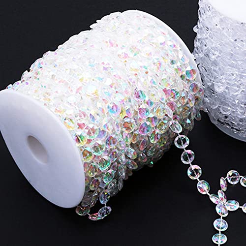 Cadena de cuentas decorativas de disco acrílico EMUKOEP para renovar tu hogar 4
