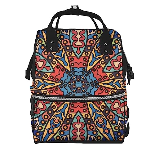 Sac à dos à couches motif mandala pour partager de doux moments en famille