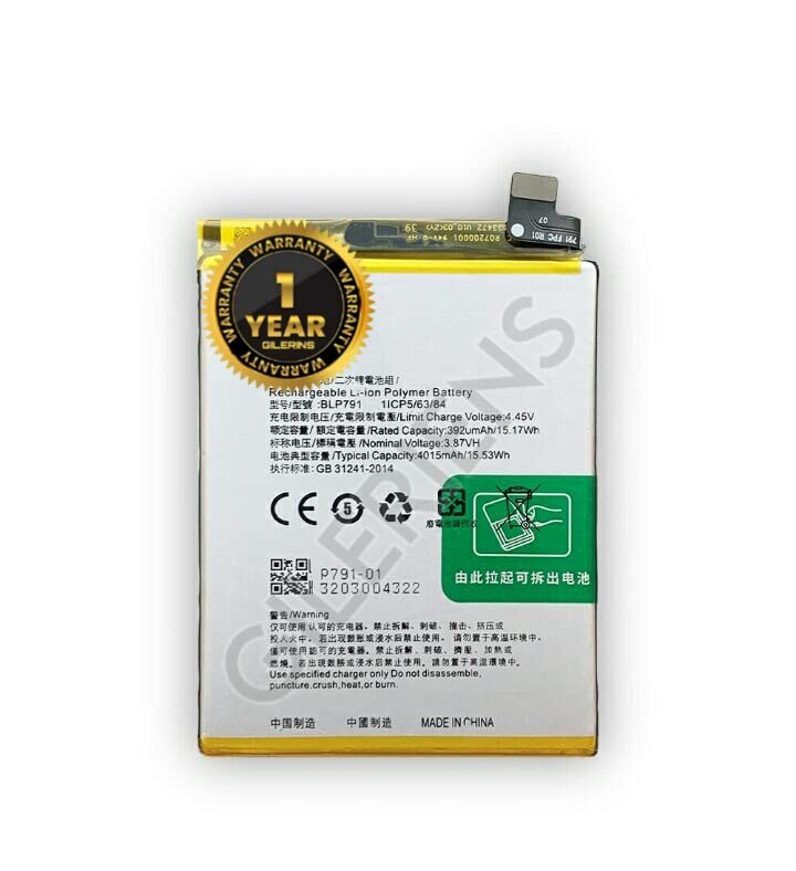 Image of Original BLP791 Battery for Oppo F17 PRO /Reno 4 / 4G / 4 LITE /Battery with 1 Year Warranty ****(F000286)