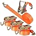 Sleeleece 4 Stück 2000kg 6m Spanngurte mit Ratsche und Haken 2 teilig zweiteilig Ratschengurte Zurrgurte 38mm 2000 daN 2t MI 4 günstig Kaufen-Sleeleece 4 Stück 2000kg 6m Spanngurte mit Ratsche und Haken 2 teilig zweiteilig Ratschengurte Zurrgurte 38mm 2000 daN 2t