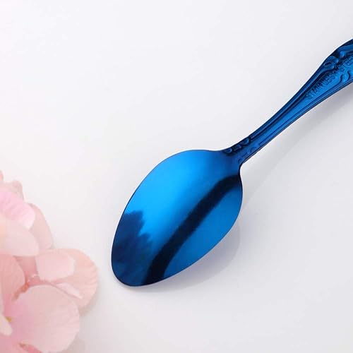 Miniatura 24 de Juego de 12 cucharas de café, mini cucharas de café, cucharas de espresso de acero inoxidable, cucharas pequeñas para postre, té, aperitivo, 4.6