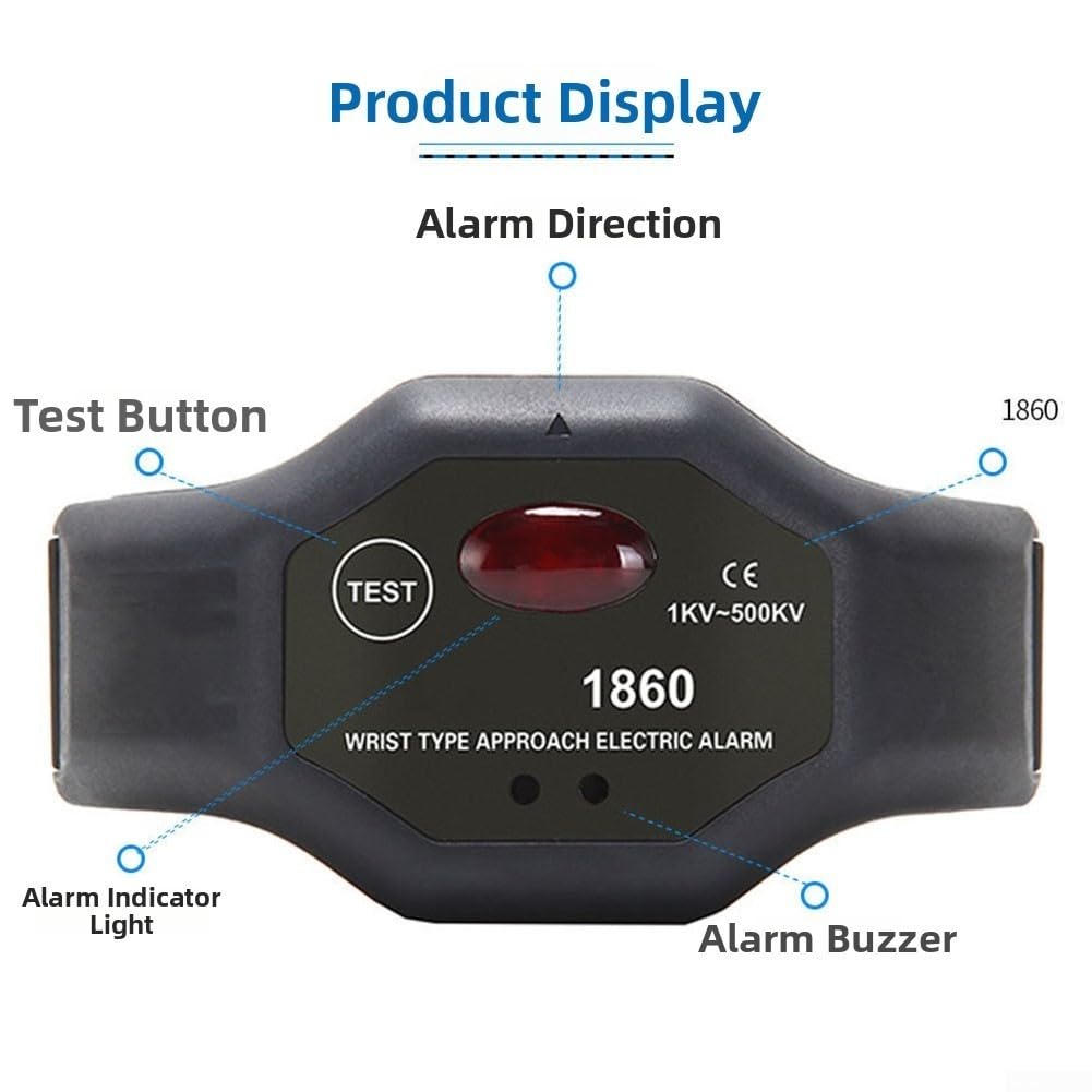 Detector de voltaje sin contacto tipo muñeca para línea de alto voltaje de