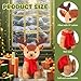 Blueweenly 12 Pieces Christmas Reindeer Stuffed Animal 8 Inch Christmas Elk Stuffed Animal Toys Animal Stuffed Plush Dolls Party Birthday Gifts Party Decoration Gift for Xmas