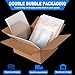 Bubble Pouches Wrap Bag 8 Inch x 10 Inch,30 Pcs Double Wall Thickening Shockproof Bubble Bags, Clear Bubble Out Bags Protective Bubble Pouch, Cushioning Bags for Moving, Shipping and Packing