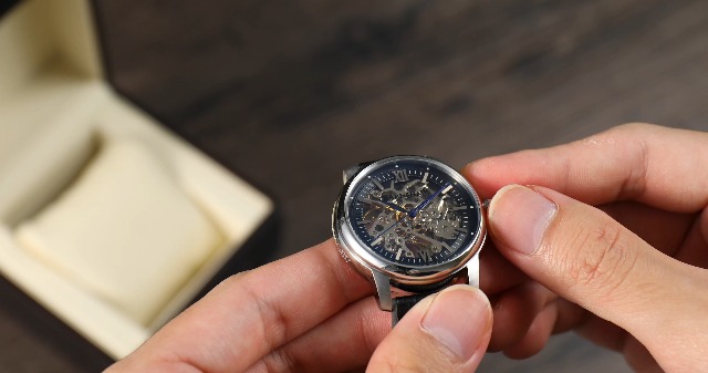 しば様ヘELGIN AUTOMATIC 黒/青ベゼル EDWIN エドウィン 505J Gジャン デニムジャケット ウォッシュ 色