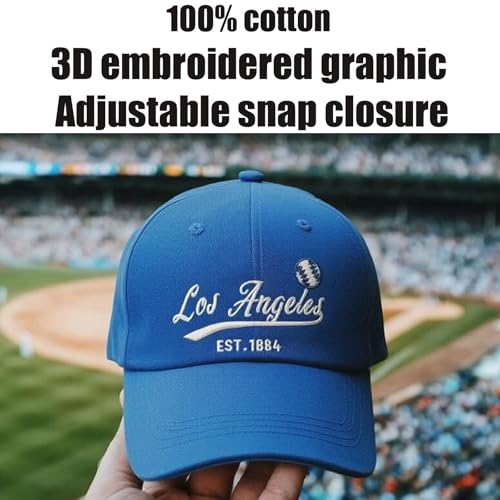 Classic Vintage Embroidered Fashionable Baseball Cap for Men Women Teenager Cap City Hat Adjustable with Gift Box