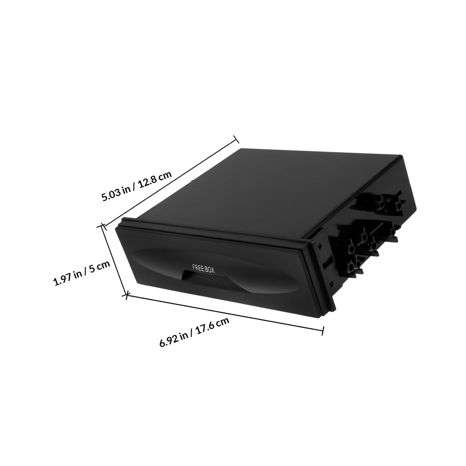 Tragbarer CD Halter fürs Auto aus Kunststoff mit Einfacher Installation und Elegantem Design für Effiziente Aufbewahrung Am Armaturenbrett