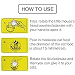 2Pcs Cat Treat Dispenser Toy, Mouse Shape Cat Interactive Toy and Food Dispenser for Pet Increases IQ Interactive & Food Dispensing - Image 5