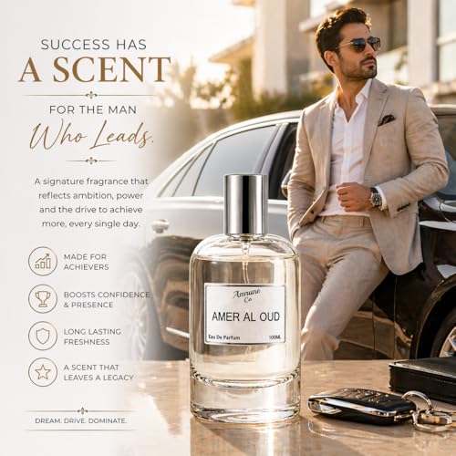 Image of Amer Al Oud EDP 100ml | Oud Amber Floral Spicy | Long-Lasting Luxury Perfume for Men