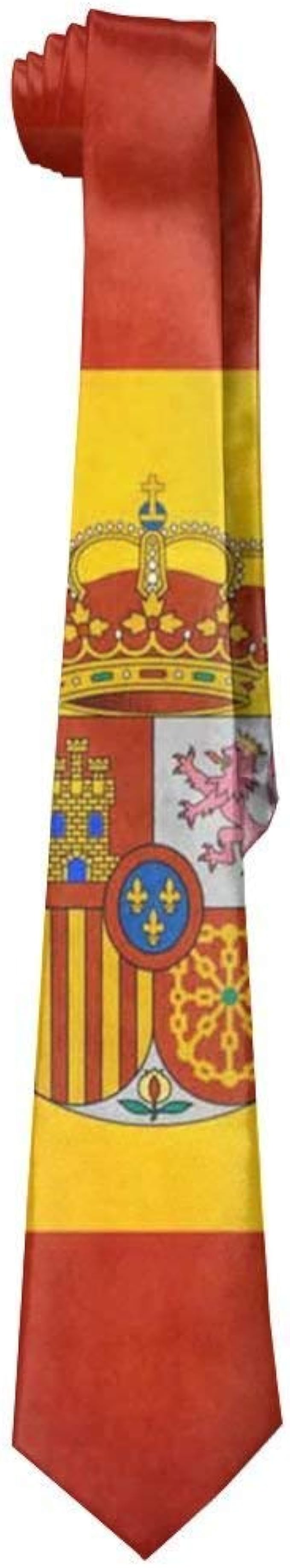 Spain Flag Art Design Mens Necktie Fashion Silk Tie Amazon.es Moda