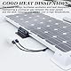 7 x Solarpanel Halterung Wohnmobil, Solarpanel Montagehalterungen Seitenhalterungen ABS Solarpanel Mounting Solarplatten Halterung für Solarpane, Eckhalter Satz Bohrfrei für für Wohnmobile, Dächer