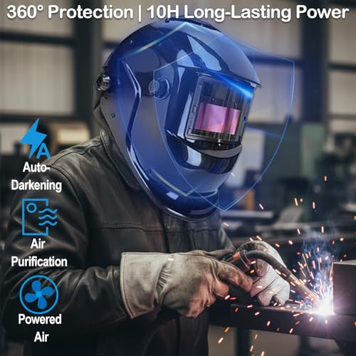 True Color PAPR Welding Helmet with Fan