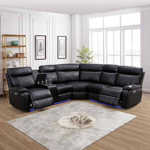 SIENWIEY Power Recliner Sectional Couch