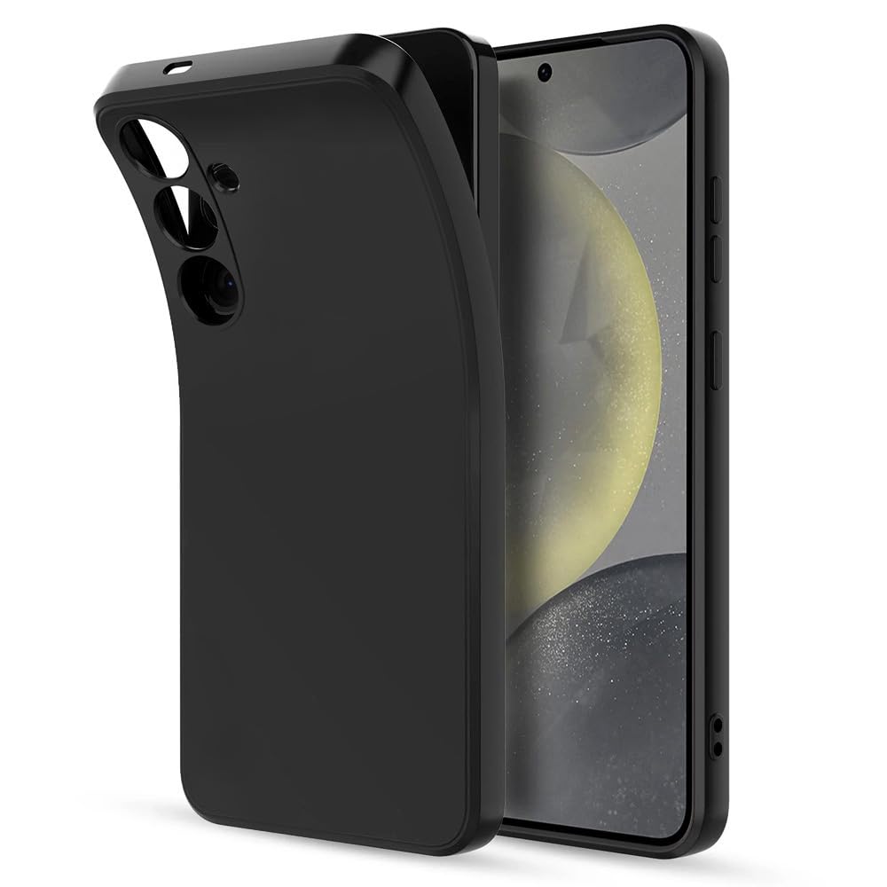 amazon basics Mobile Cover for Samsung Galaxy S24 5G | Full Camera Protection | Premium Liquid Silicon Case | Flexible Bumper Case for Samsung Galaxy S24 5G (Black) (B0D5WHZKTZ) Amazon Price History, Amazon Price Tracker