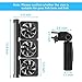 DaToo 3 Fans Aquarium Chiller Fish Tank Fan Aquarium Cooling Fan, 1 Yr Warranty