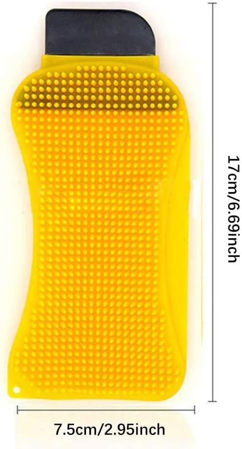 2PCS Silicone Sponge Multi-Purpose 3 in 1 Household Dish Scrubber Dish Brush