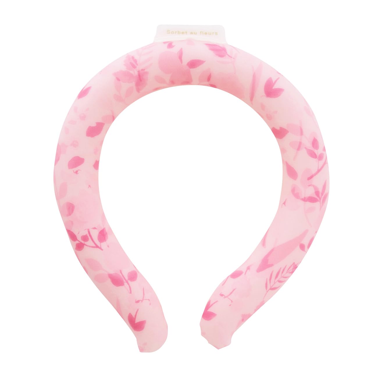 ネッククーラー ピンク 花柄 かわいい 発熱 風邪 猛暑対策 急速冷却