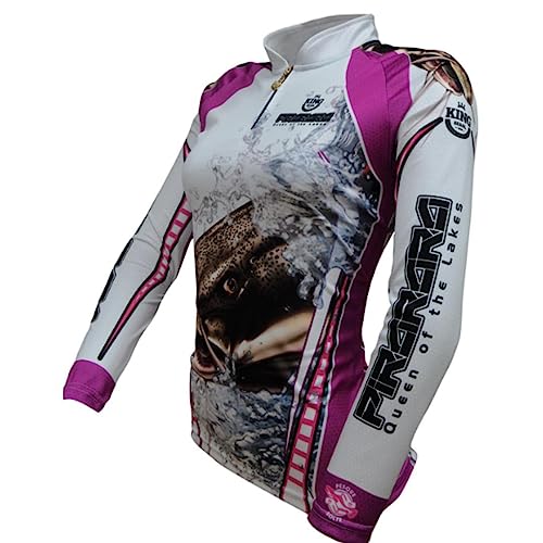Camiseta de Pesca Proteção Solar UV King Feminina KFF401 tamanho:M
