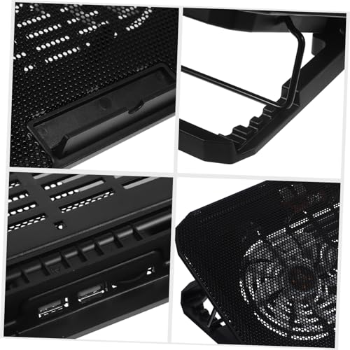 Base plegable para laptop con ventilador y ventilación mesh miniatura 3