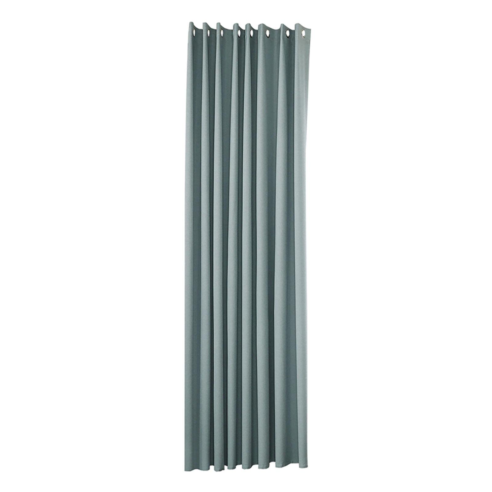 HEAVENGLOW Thermal Blackout Curtains Eyelet Pencil Pleat Curtains Light Blue106.3 inch-image-20