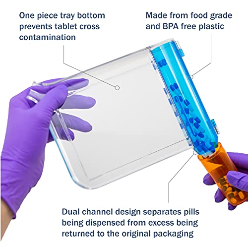 Apothecary Products Pill Tray & Spatula For Tablets, Medicine, Vitamins, Left-Handed #TOP2