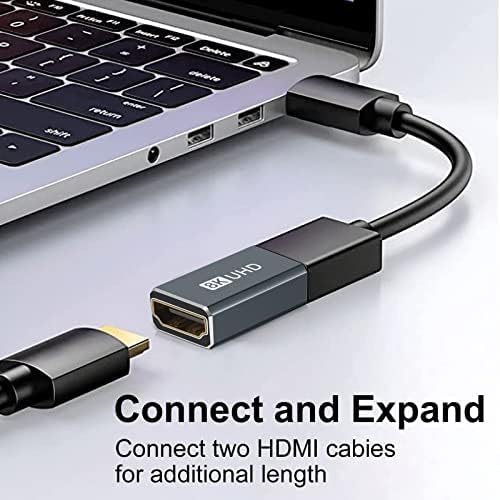 Twozoh Adaptador HDMI Hembra a Hembra 8K 48 Gbps miniatura 6