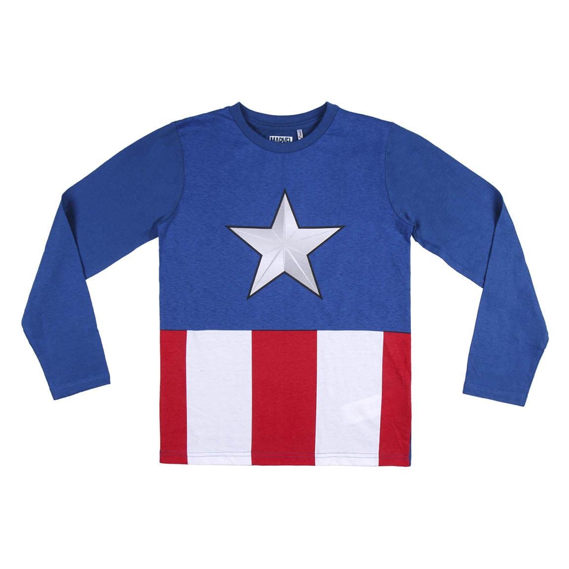 PIJAMAS Y BATAS PIJAMA LARGO AVENGERS CAPITAN AMERICA ROJO